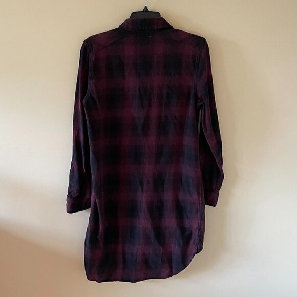 Wilfred Free Veronika Red Plaid Dress - Size Small - Picture 3 of 4